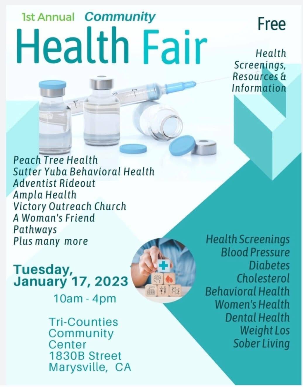 Community Health Fair Tomorrow in Marysville KUBA