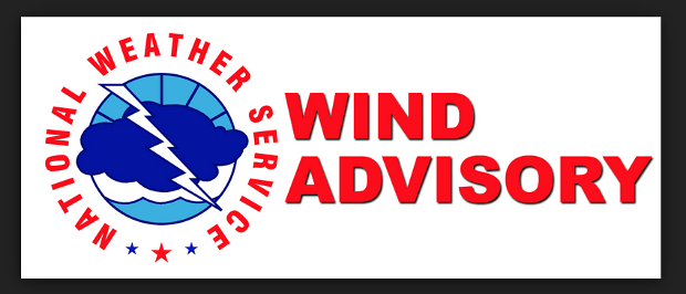 Wind Advisory In Place Through 1:00 p.m.