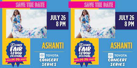 Ashanti Performing At CA State Fair