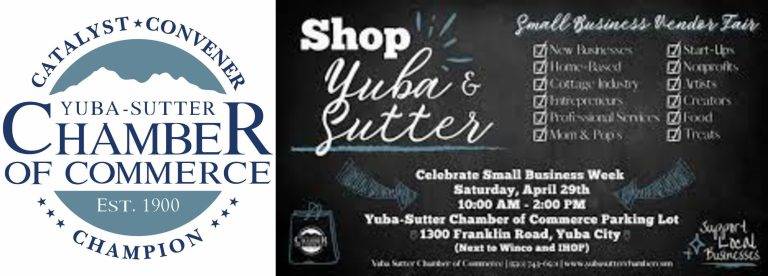 Yuba-Sutter Chamber of Commerce Announces Small Business Week Activities