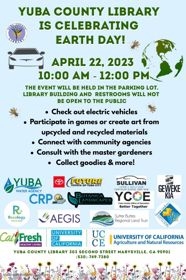 Yuba County Library Celebrates Earth Day Tomorrow KUBA