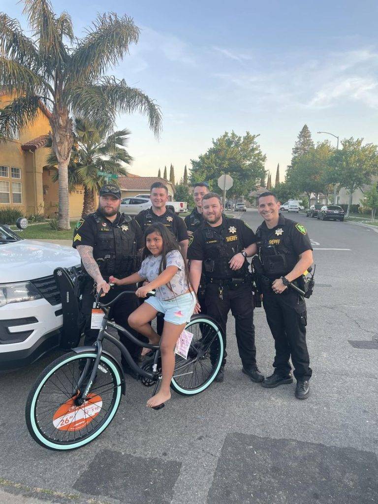 Sutter County Deputies & Dispatchers Replace 9-Year-Old Girl’s Stolen Bike