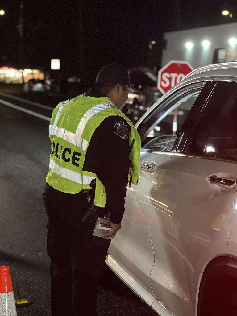 Marysville Police Conducting DUI Checkpoint Tomorrow Night