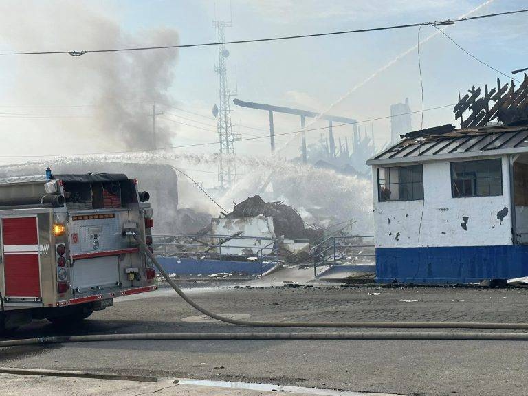 Marysville Glacier Ice Building Destroyed by Fire