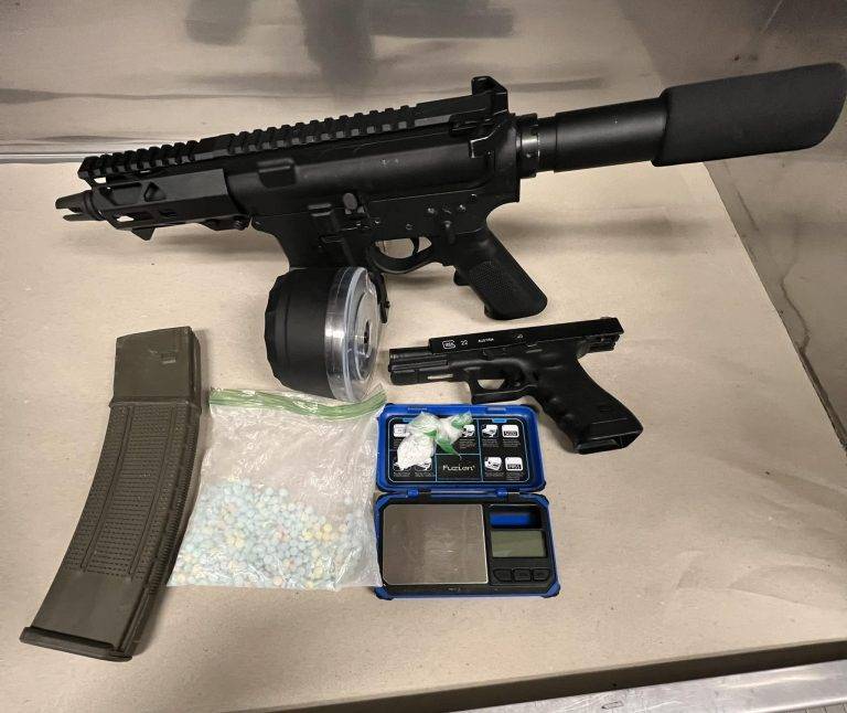 Loaded Firearms and Fentanyl Seized in Yuba City Traffic Stop