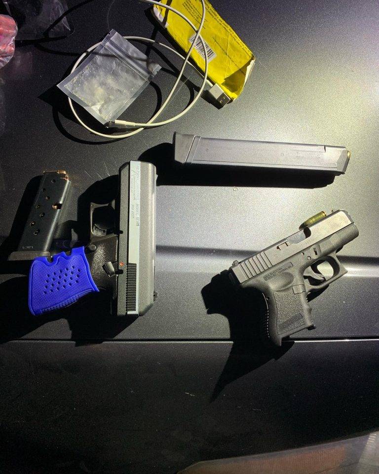 YCSO Traffic Stop Yields Illegal Firearms, Magazine