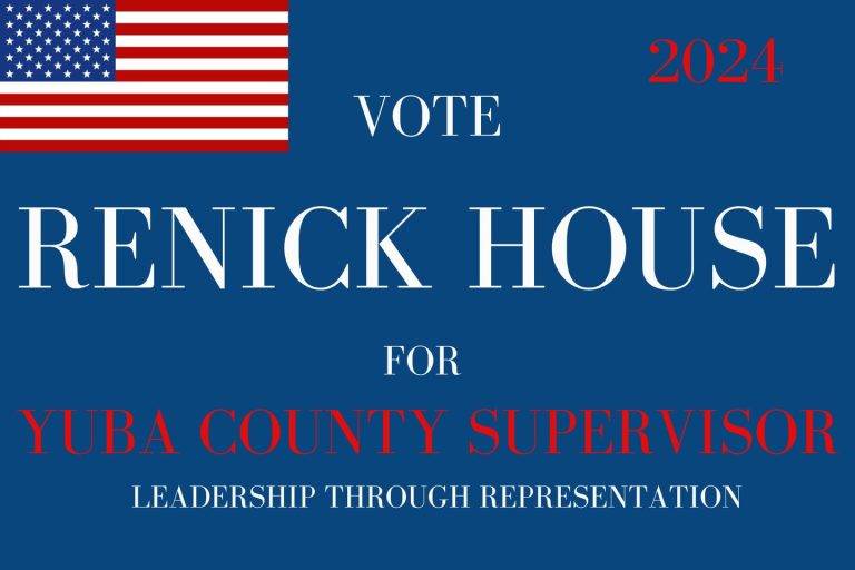 Reneck House Announces Run for Yuba County Supervisor