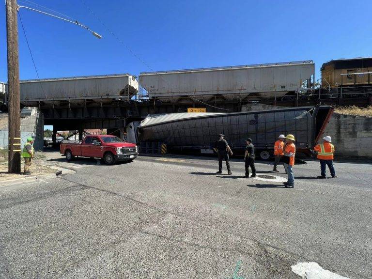 Marysville Train Trestle Nabs Yet Another Truck