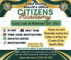 Still Time to Apply for Yuba County Sheriff Citizens Academy