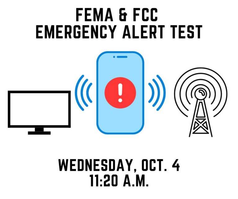 Emergency Alert Test Scheduled for Today at 11:20