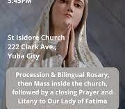 Street Closures Today for Our Lady of Fatima Procession in Yuba City