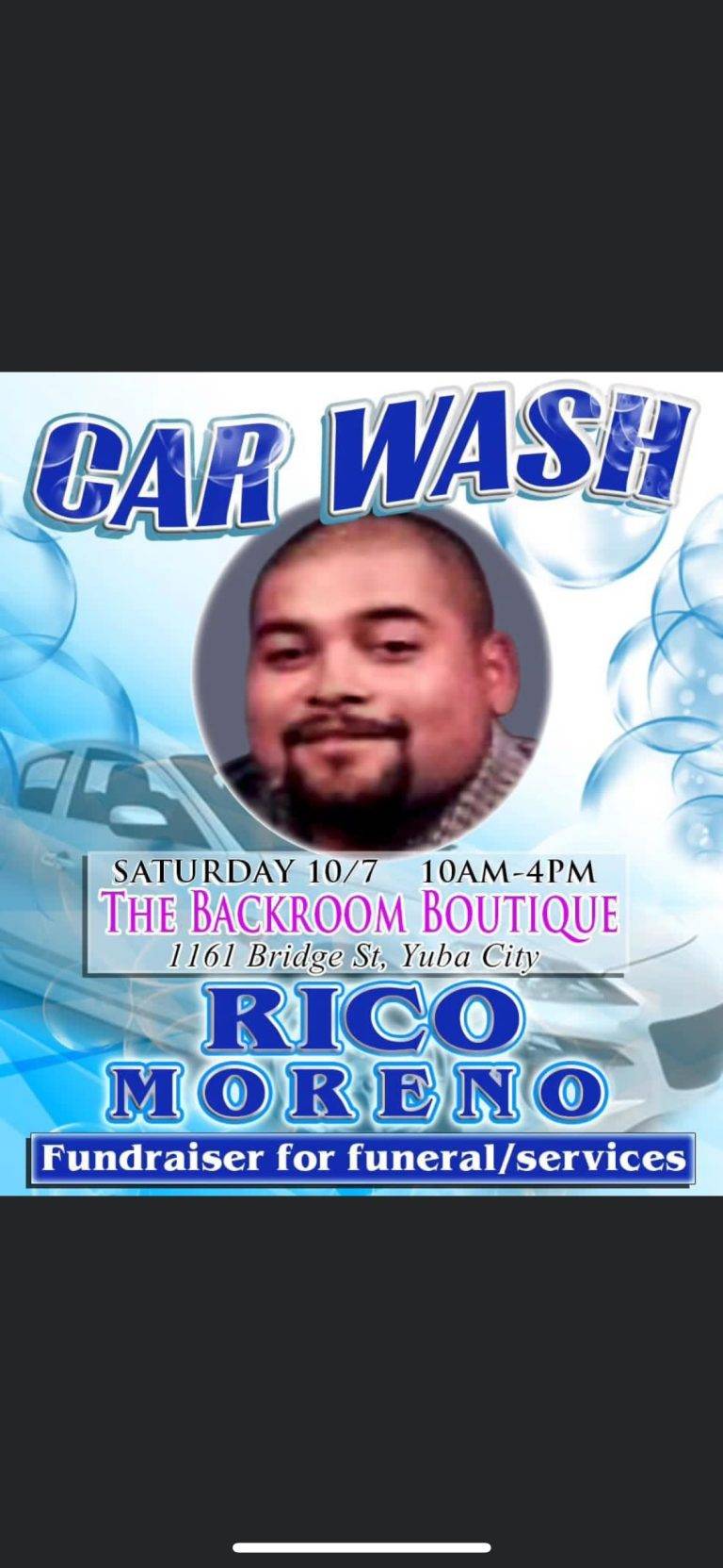 Car Wash Tomorrow to Cover Funeral Expenses for Rico Moreno, Homeless Man Killed on Stabler