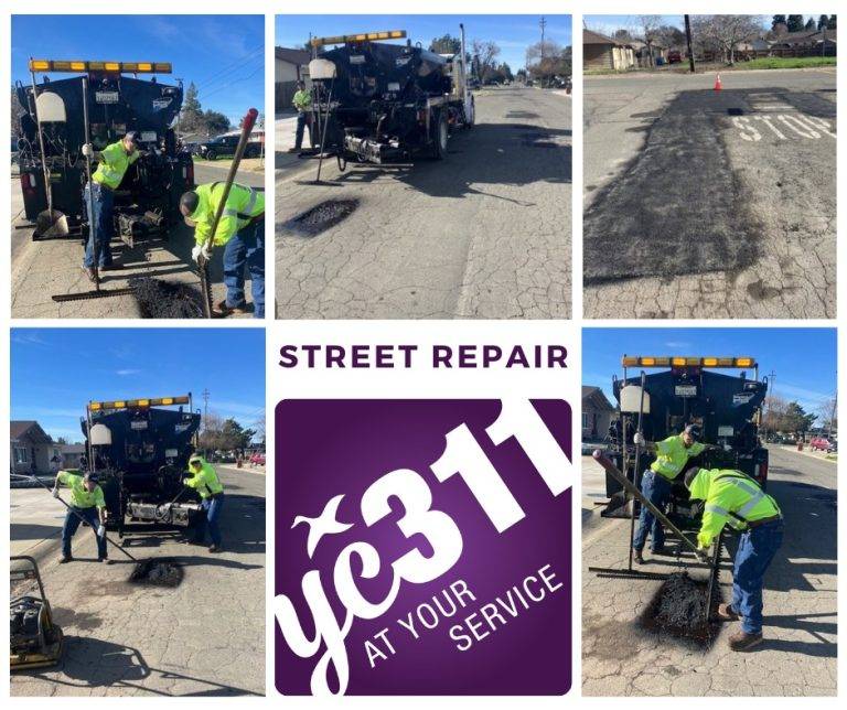 Yuba City Pothole Patching Begins – Link to Report Here