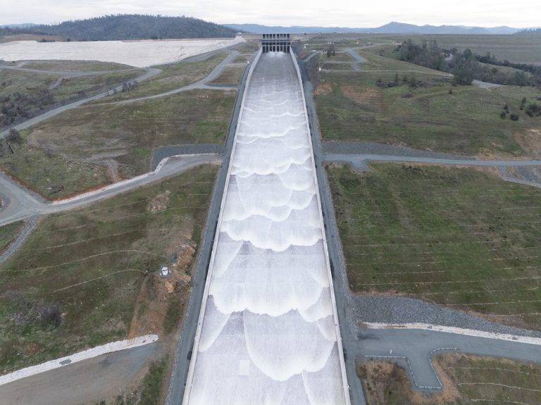 Oroville Spillway Open Again, Feather River at Yuba City to Rise