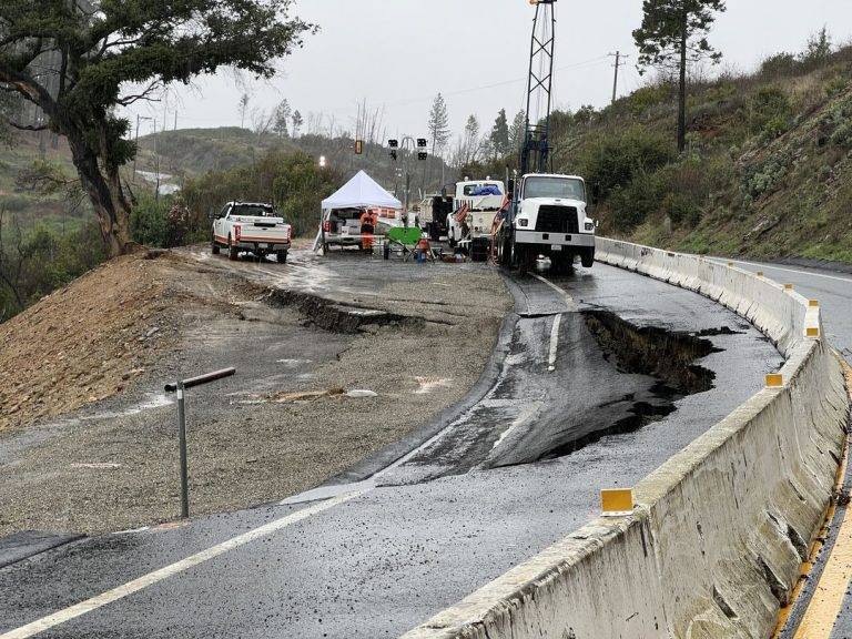 HWY 70 Back to One Lane Through Jarbo Gap