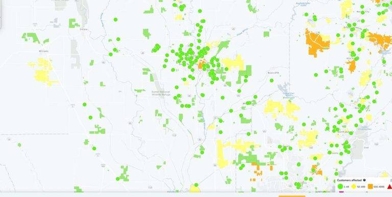 Yuba-Sutter Power Outage Update