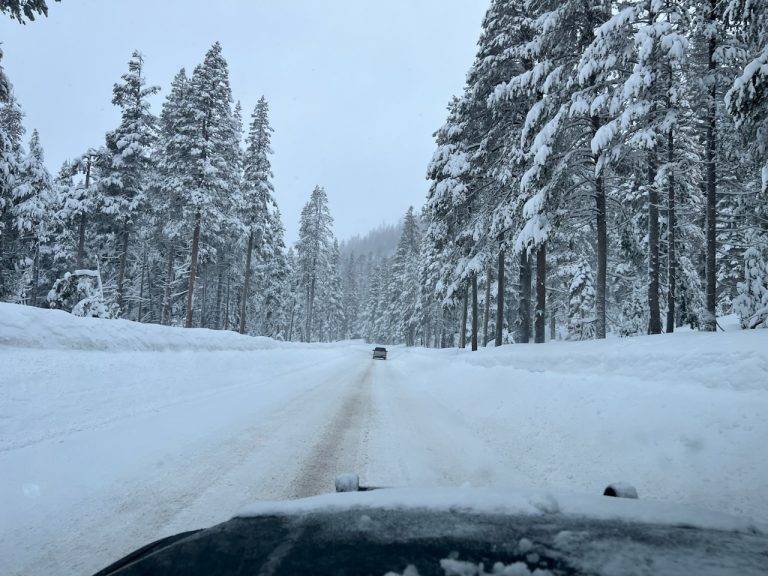 Window For Sierra Travel Closed as Major Snowstorm Hits