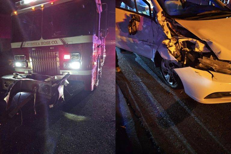 Marysville Fire Truck Victim of Hit & Run