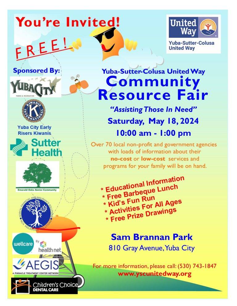 Yuba-Sutter Community Resource Fair Tomorrow