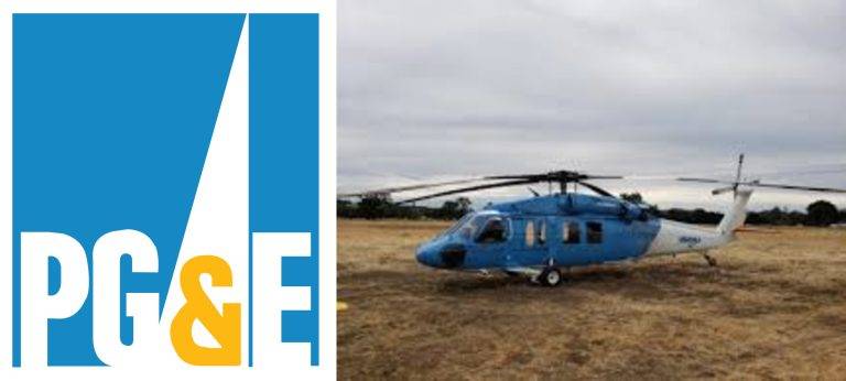 PG&E Helicopter Practice Schedule in Yuba County Foothills Today