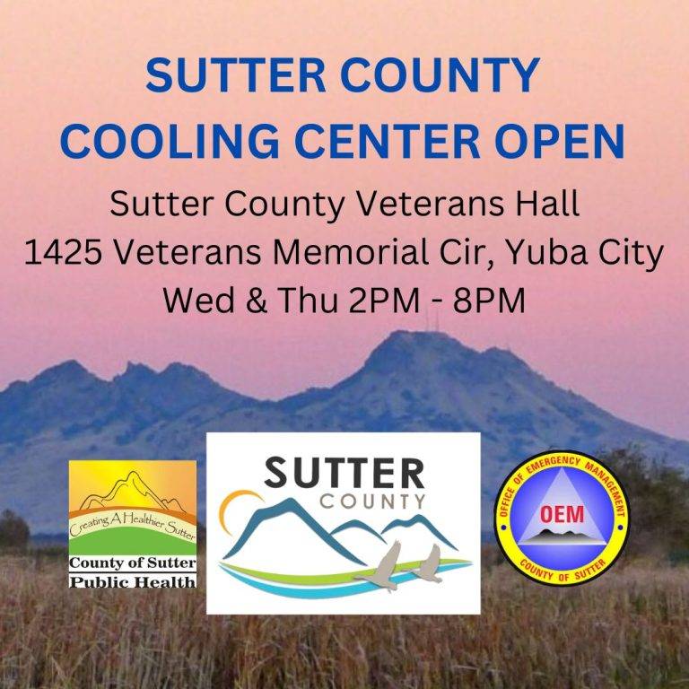 Cooling Station Open Today & Tomorrow at Veteran’s Hall