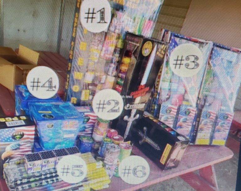 Illegal Fireworks Seized in Arboga