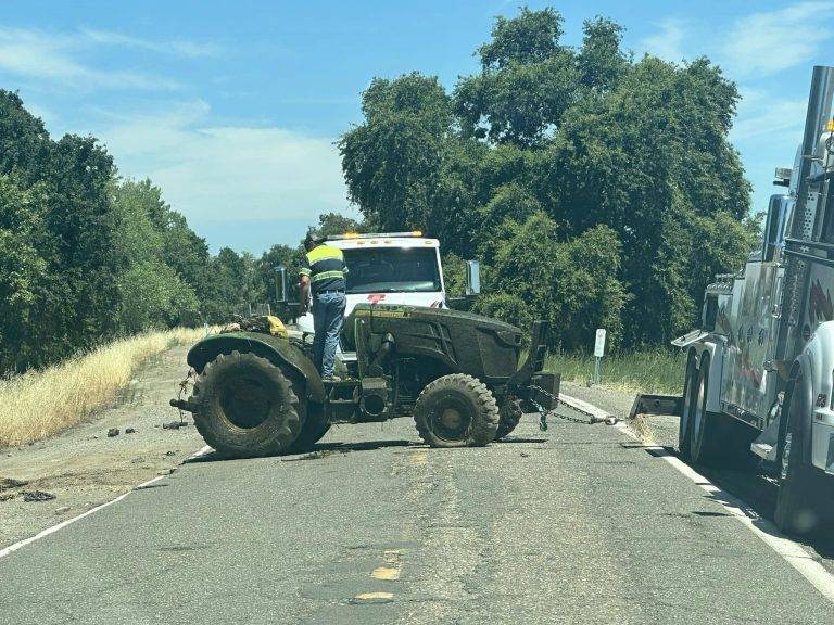 Stolen Tractor Pulled from Feather River