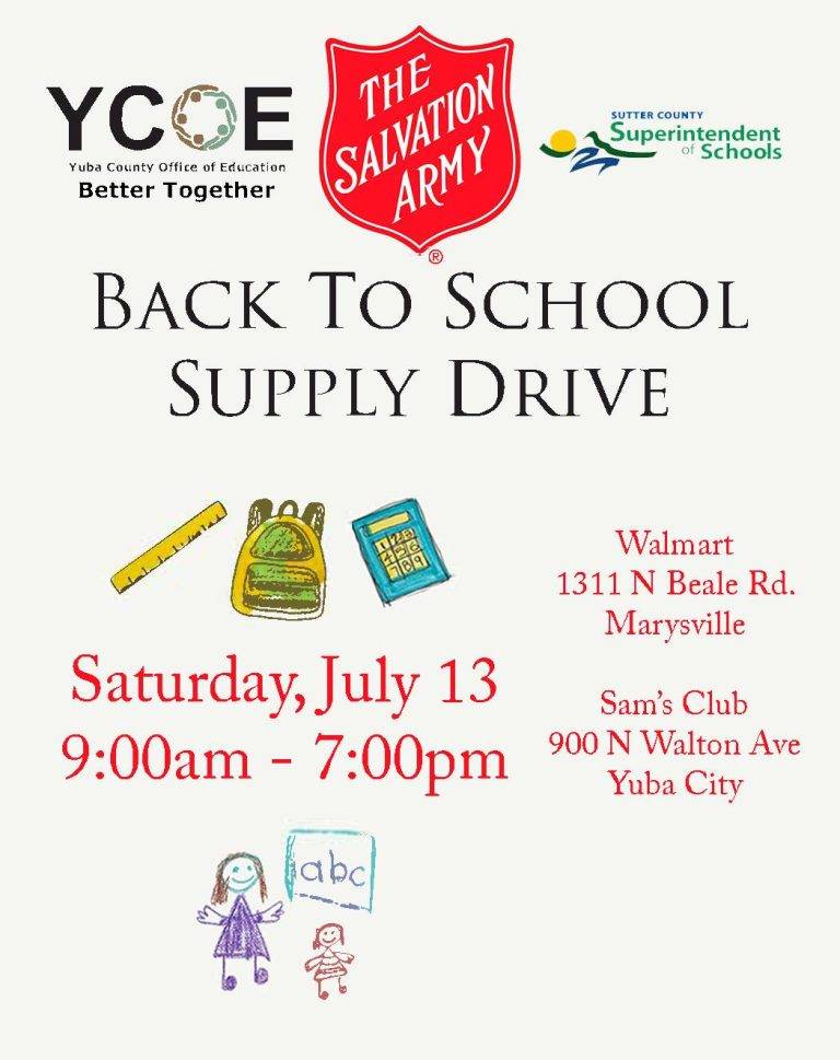 Back to School Supply Drive Tomorrow