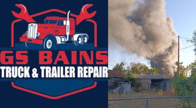 Olivehurst Truck & Trailer Repair Goes Up in Flames