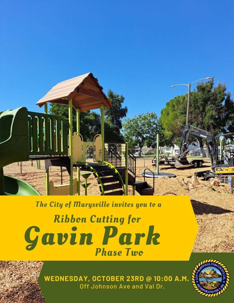 Public Invited to Gavin Park Ribbon Cutting This Morning in Marysville